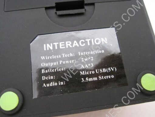 Wireless Interaction Audio Amplifying Speaker for iPhone 4S/HTC/Samsung & Other Phone -Black - Image 4