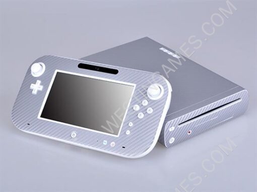 Complete Carbon Fiber Skin Sticker for WII U Console & GamePad - 4 Colors - Image 5