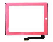Touch Screen Glass Panel Digitizer Replacement for iPad 3 - Pink