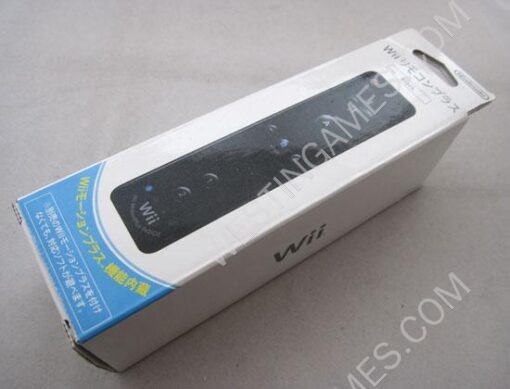 2IN1 Remote Controller with Built-in Motion Plus for Nintendo Wii / WII U - Black