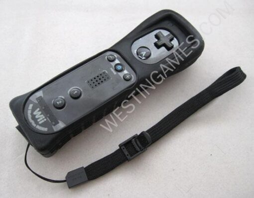 2IN1 Remote Controller with Built-in Motion Plus for Nintendo Wii / WII U - Black - Image 2