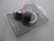 3.1A USB Mini Car Power Charger 5.2V With LED Light for iPhone/ iPad/ iPod/Smart Phone/GPS - Black