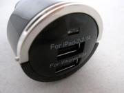 3.1A USB Mini Car Power Charger 5.2V With LED Light for iPhone/ iPad/ iPod/Smart Phone/GPS - Black 04