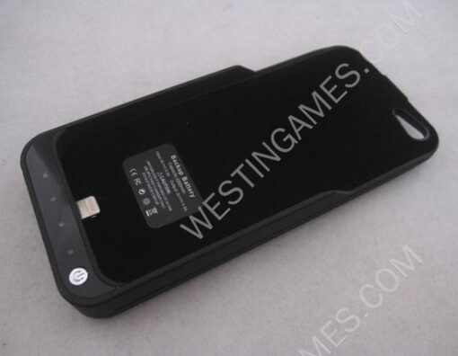 3200mAh External Backup Battery Power Pack Case for iPhone 5 / 5S - Black/White - Image 6