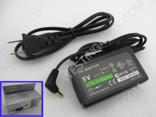 US Plug Power Source AC Adapter for PSP PSP2000/3000 (Neutral)