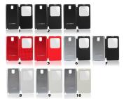 Metal Silk Housing Cover Battery Back Door Leather Case for Galaxy Note III 3 - 10 Themes