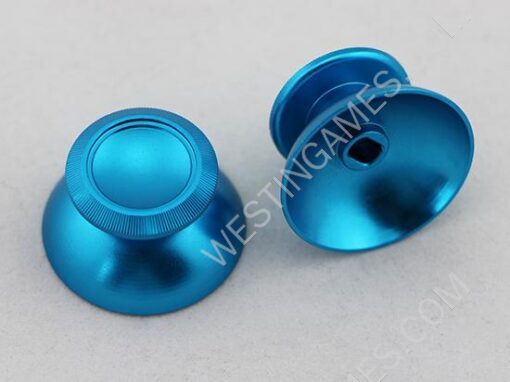 Quality A Metal Mod Joystick Analogue 3D Thumbsticks for PS4 Wireless Chontroller - Blue (2 PCS)