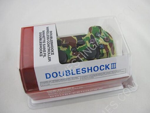 Bluetooth Wireless Controller New Blister Packing for PS3 - Jungle Camouflage #1 (NEUTRAL)