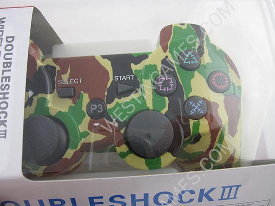 Bluetooth Wireless Controller New Blister Packing for PS3 - Jungle Camouflage #1 (NEUTRAL) - Image 4