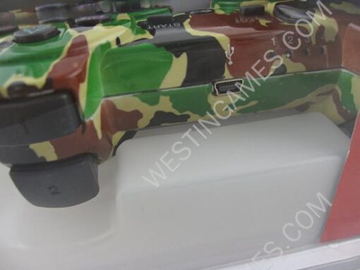 Bluetooth Wireless Controller New Blister Packing for PS3 - Jungle Camouflage #1 (NEUTRAL) - Image 5