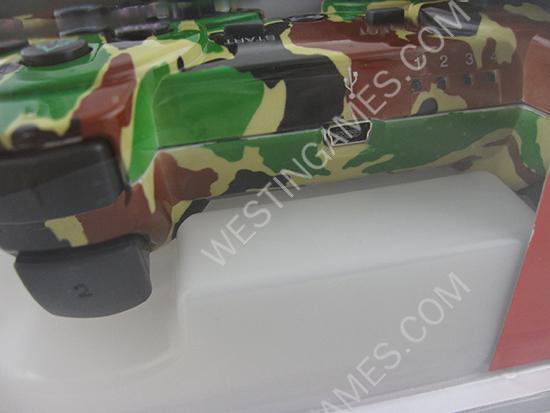 Bluetooth Wireless Controller New Blister Packing for PS3 - Jungle Camouflage #1 (NEUTRAL) - Image 5