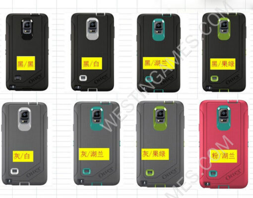 OEM otterbox Defender Series Case and Holster with Belt Clip for Samsung Galaxy Note 4 - Colorful - Image 4