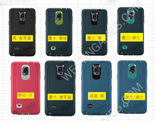 OEM otterbox Defender Series Case and Holster with Belt Clip for Samsung Galaxy Note 4 - Colorful - Image 5