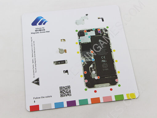 Professional Magnetic Screw Pad Repair Guide Mat for iPhone 4S