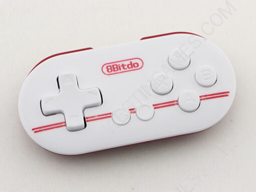 8Bitdo Zero Wireless GamePad Controller for IOS/Android/Windows/Mac OS - White/Red - Image 3