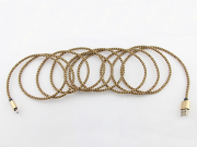 10Ft Long Braided Micro USB 2A Data Sync Charger Cable Cord For Smart Phones / PS4 XBOX ONE - Gold 02