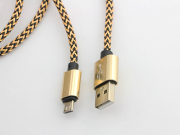 10Ft Long Braided Micro USB 2A Data Sync Charger Cable Cord For Smart Phones / PS4 XBOX ONE - Gold 04