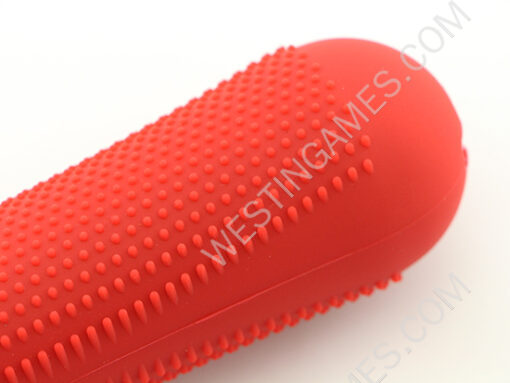 Extreme Grip Handle Silicone Sleeve Skin Cover for PS3 PS4 Move Motion Controller - Red - Image 3