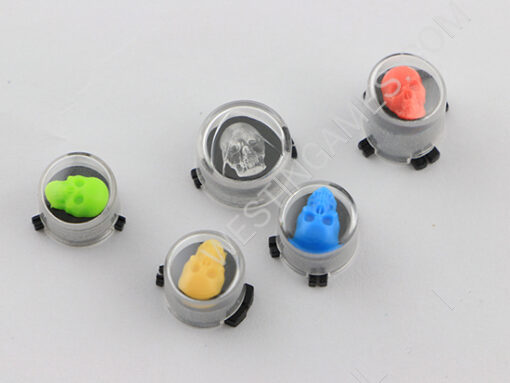ABXY LED Light Up Buttons Joystick for Xbox One Controller - Skull Ghost - Image 3
