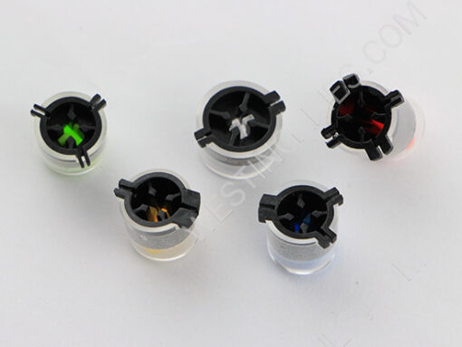 ABXY LED Light Up Buttons Joystick for Xbox One Controller - Skull Ghost - Image 4