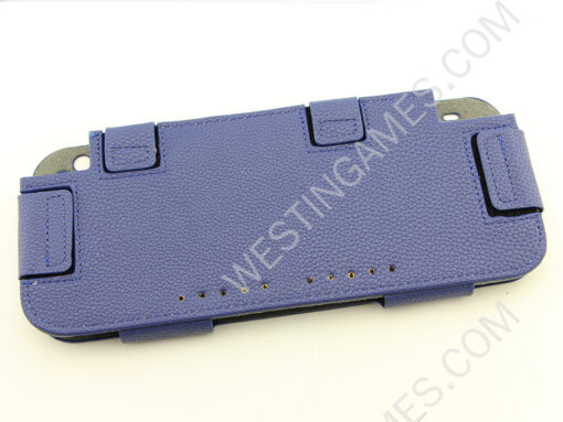 Fashion Leather Anti-slip Protective Cover Case For Nintendo Switch NX 6.2inch Console - Blue - Image 2