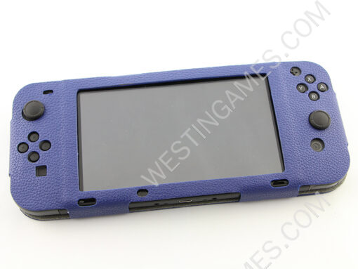 Fashion Leather Anti-slip Protective Cover Case For Nintendo Switch NX 6.2inch Console - Blue - Image 5