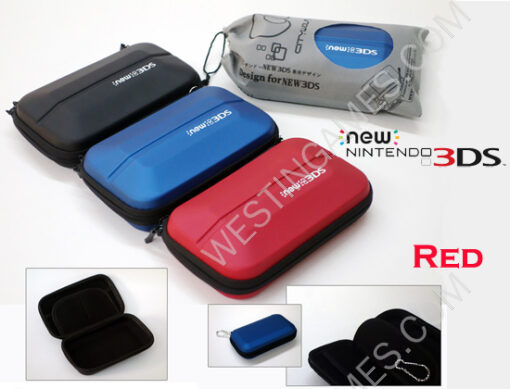 Airform Carry Pouch Hard Case for New 3DS - Red - Image 5