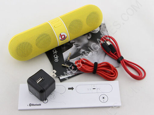 Bluetooth Portable Speaker Wireless Audio System for Beats By Dr. Dre Beats Pill - Yellow (A) - Image 6
