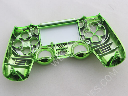 Mirror Chrome Housing Shell Case Replacement for PS4 Dualshock 4 Controller - Green - Image 3
