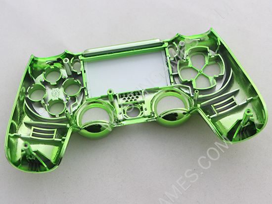 Mirror Chrome Housing Shell Case Replacement for PS4 Dualshock 4 Controller - Green - Image 3