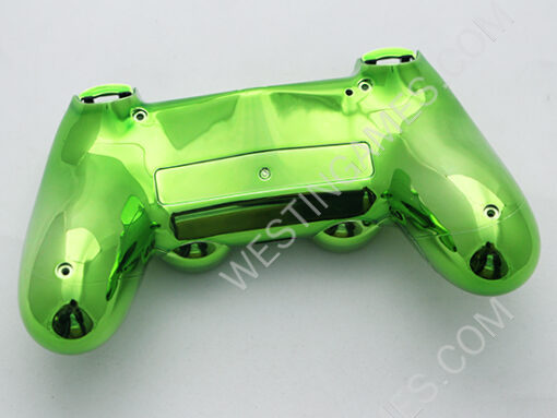 Mirror Chrome Housing Shell Case Replacement for PS4 Dualshock 4 Controller - Green - Image 5