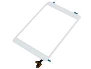 Touch Screen Digitizer Assembly with Home Button and IC Conector Chip for iPad Mini - White (OEM A+)