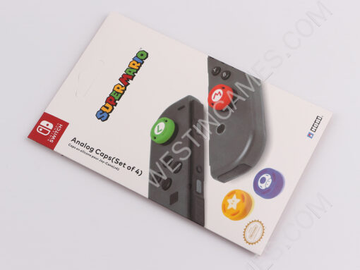 4x Mario Thumb Grips Analog Caps Silicone Rubber Set For NS Switch Joy-con