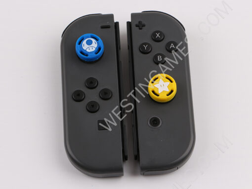 4x Mario Thumb Grips Analog Caps Silicone Rubber Set For NS Switch Joy-con - Image 5