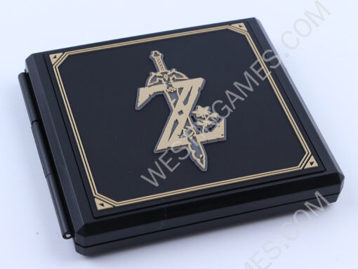 12 Slots Zelda: Breath of the Wild Game Card Cartridge Storage Case Box for NS Switch- Black - Image 2
