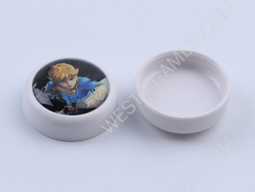 4x Zelda Thumb Grips PVC 3D Analog Caps Set For NS Switch Pro Controller - Image 3