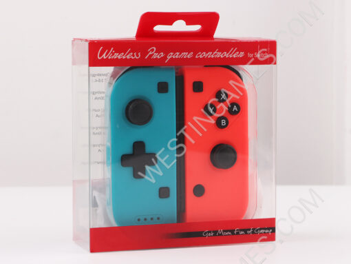 Wireless Bluetooth L/R Joycon Game Controller for NS Switch - Red and Blue