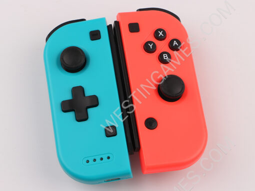 Wireless Bluetooth L/R Joycon Game Controller for NS Switch - Red and Blue - Image 3