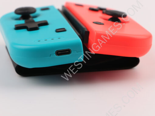 Wireless Bluetooth L/R Joycon Game Controller for NS Switch - Red and Blue - Image 6