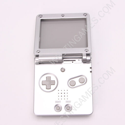 Complete Clear Housing Shell Cover Case Replacement for GBA SP - King Kong Silver - Image 3