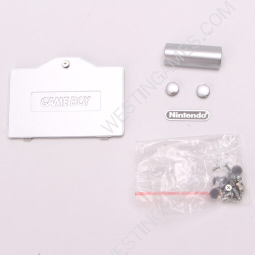 Complete Clear Housing Shell Cover Case Replacement for GBA SP - King Kong Silver - Image 6