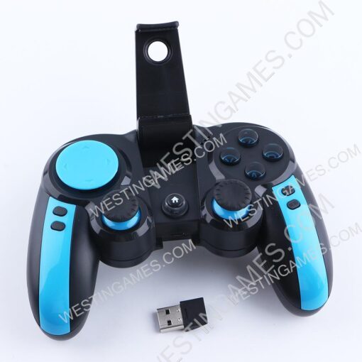 iPega PG-9090 Blue ELF BT4.0+2.4G Turbo Wireless Gamepad Pubg Controller for Android IOS PC - Image 6
