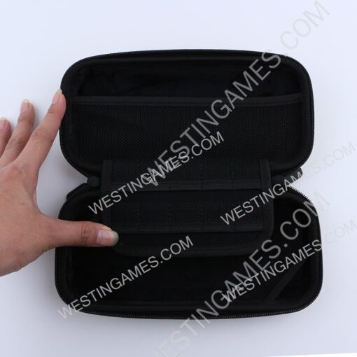 Protective Storage Hard Case Carrying Bag for Switch Lite - Red - Image 5