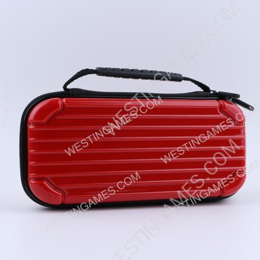 Protective Storage Hard Case Carrying Bag for Switch Lite - Red - Image 6