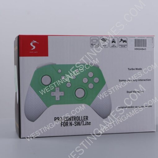 Bluetooth Wireless Handheld Controller Complete Function for Switch Green-White