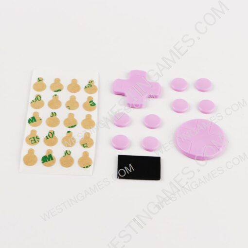 D-Pad and ABXY Button Caps Enhance Grip for Switch - Purple - Image 2
