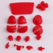 Complete Button Keys for PS5 Controller Accessories 16pc Set - Red