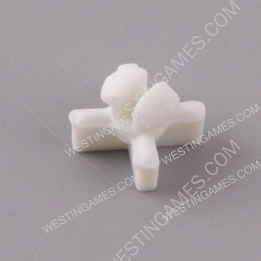 Replacement Non-slip Cross Rubber Feet Cover Cap for PS4 Slim/Pro Housing Shell -White - Image 3