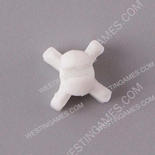 Replacement Non-slip Cross Rubber Feet Cover Cap for PS4 Slim/Pro Housing Shell -White - Image 4
