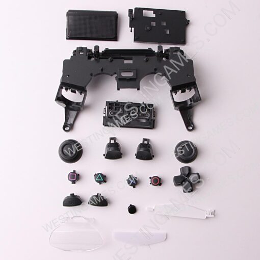 Complete Key Button Accessoires Set Replacement for PS4 Controller JDM-050 Beep Blue